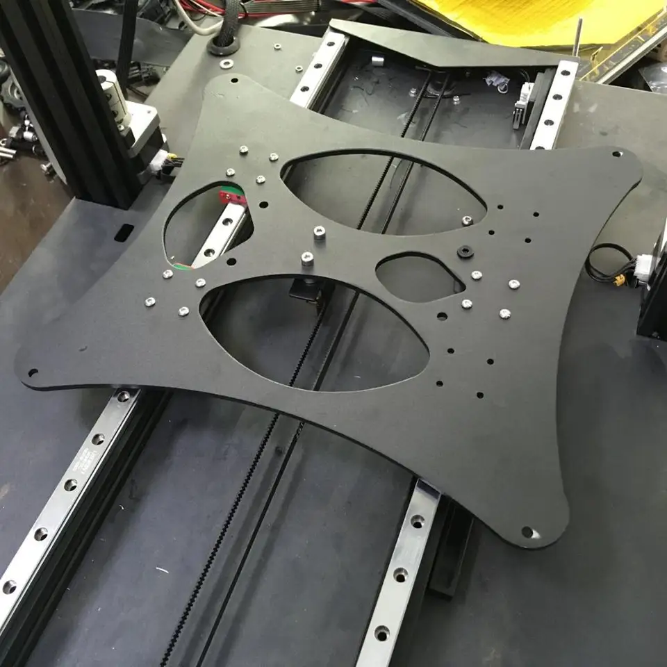 CR-10S Pro Y軸 リニアレール化プレートキット MGN12H用 Funssor Creality CR-10 Pro 3D printer Y axis Hiwin MGN12H linear