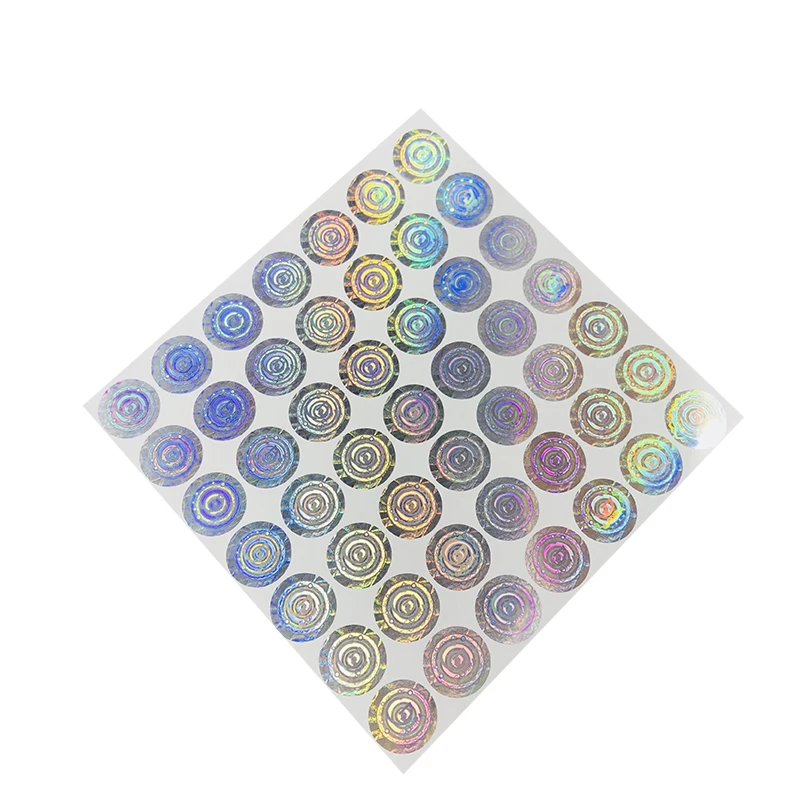 10000pcs Custom State Id Hologram 3d Serial Number Printing Laserable Packaging Labels Brand Mark Security Sticker