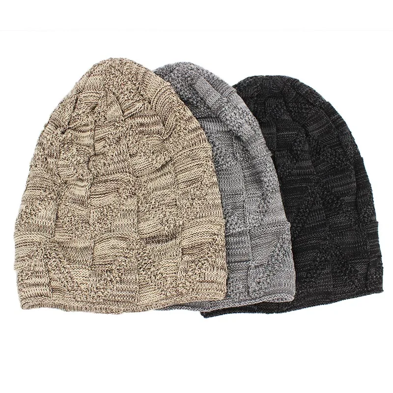 LOVINGSHA Adult Men Winter Warm Hat For Women Unisex New Wool Knitted Casual Beanies Skullies Brand Outdoor Cotton Hats HT138