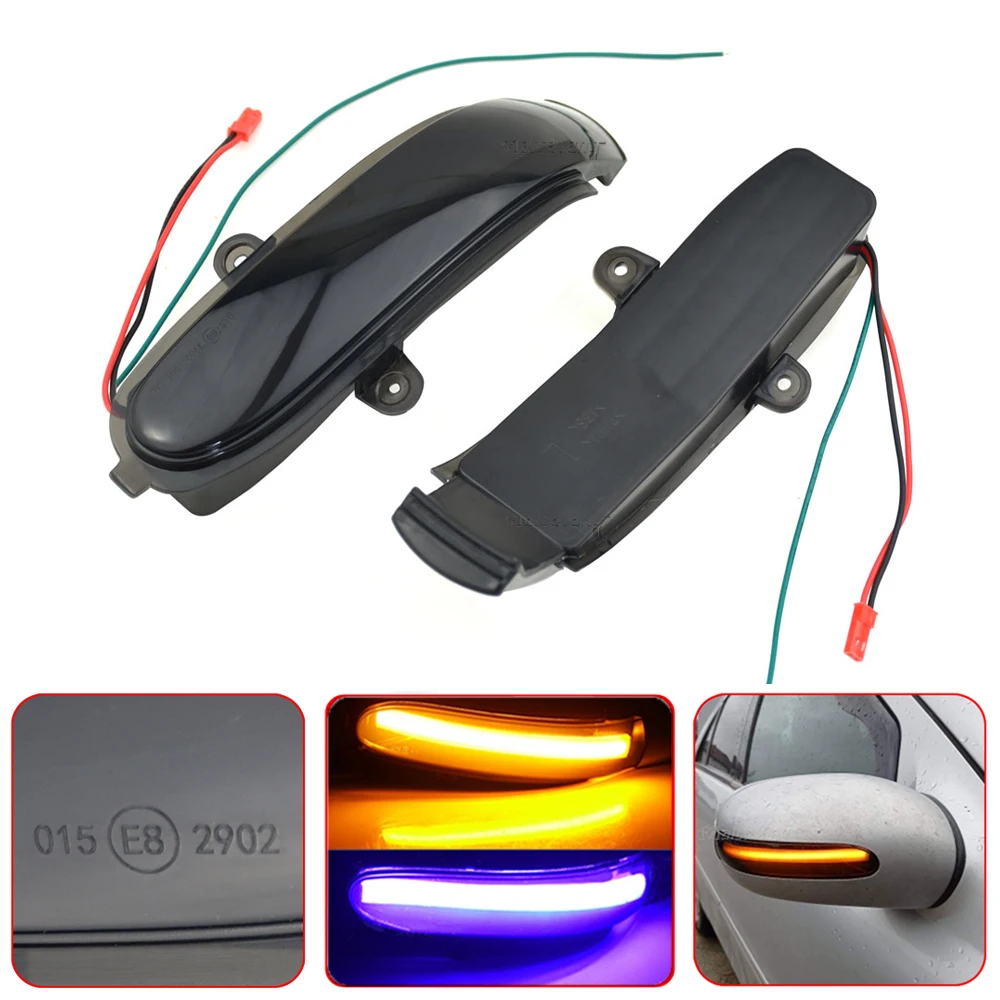 Turn Signal Light For Mercedes Benz C Class W203 S203 CL203 2000 2001 2002 2003 2004 2005 2006 2007 Dynamic LED Blinker Lamp