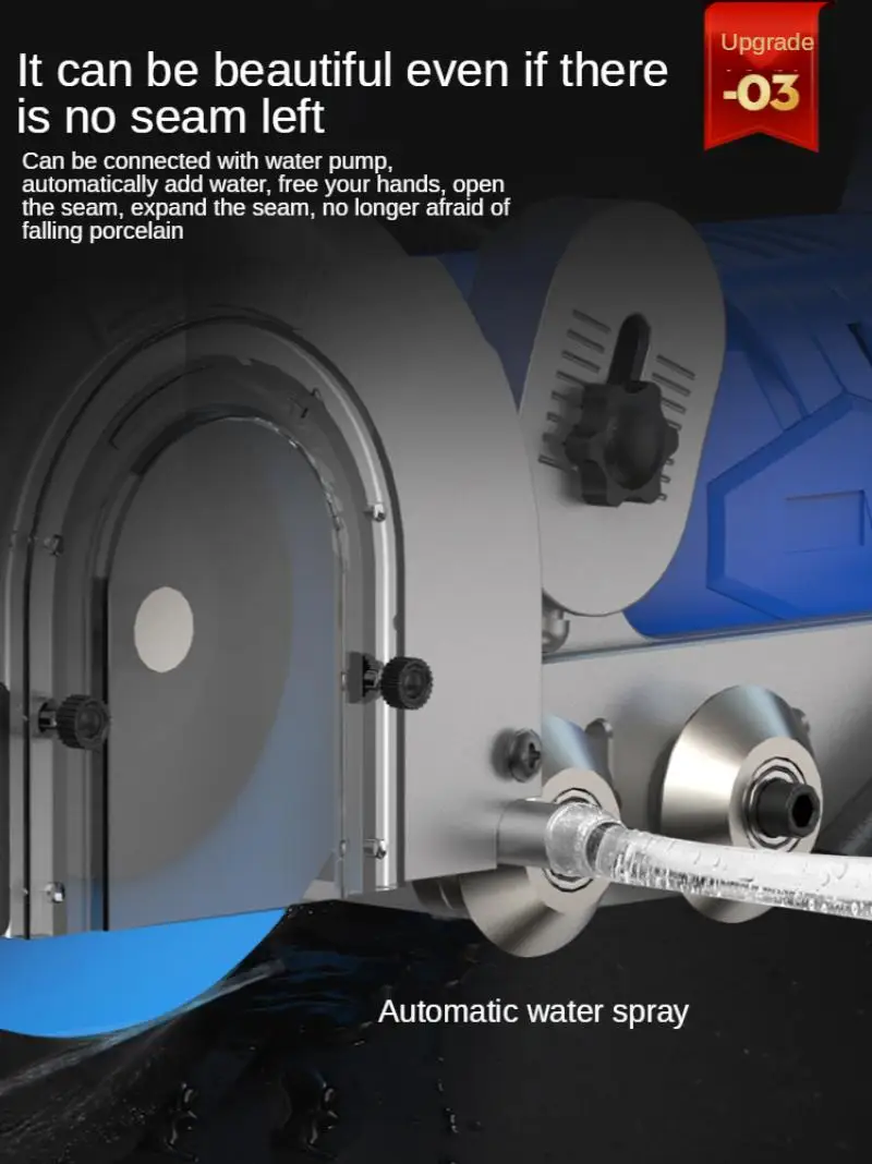 220V 1200W Household Electric Tile Gap Crevice Cleaning Machine Slotting Tool Tile Joint Cleaner Tile Joint Cleaning Machine