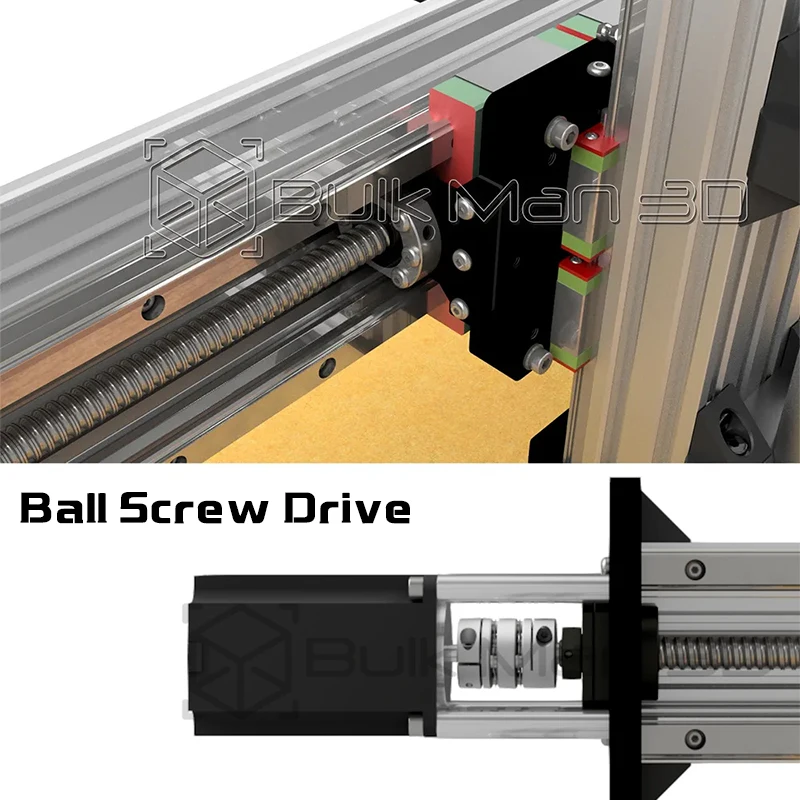 21% di sconto sul Kit di aggiornamento BulkMan3D per convertire QueenBee Pro in vite a ricircolo di sfere ULTIMATE Bee CNC Router CNC a 4 assi fresatrice per incisione