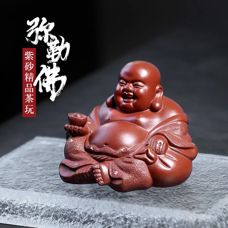 

★Chang tao 】 undressed ore purple sand tea tea play pure hand-made tea pet furnishing articles dahongpao maitreya