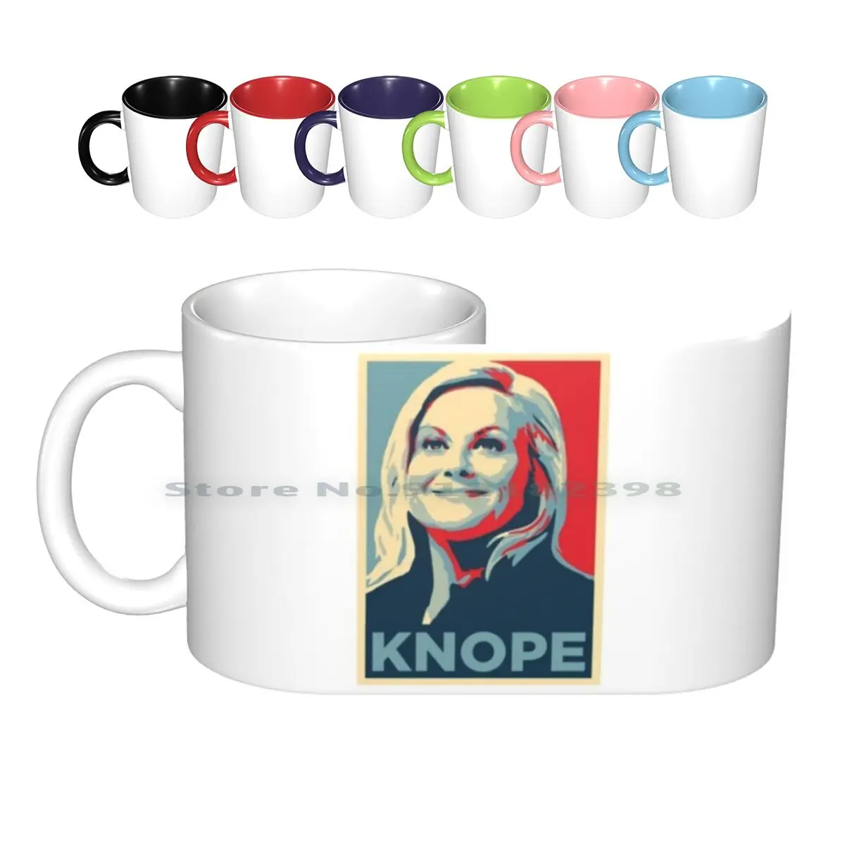 Knope Ceramic Mugs Coffee Cups Milk Tea Mug Leslie Knope Parks And Recreation Parks And Rec Ron Ron Swanson Creative Trending