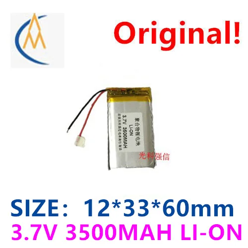 شراء المزيد سوف رخيصة 3.7 فولت بطارية ليثيوم بوليمر 123360 3500 مللي أمبير الطاقة البيني/المعدات/مايكرو مع لوح حماية