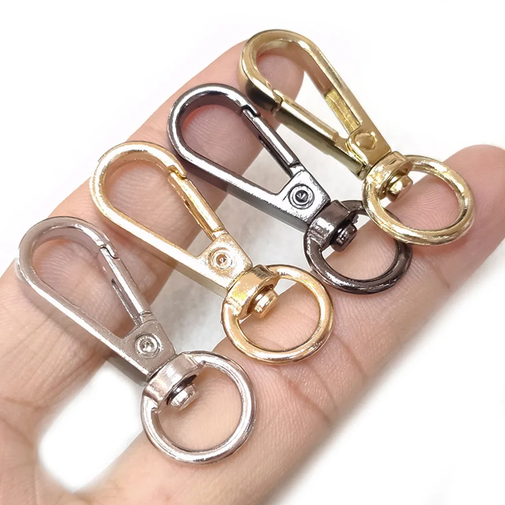 Metal Buckle Snap Hooks For Luggage Bag Vintage Bag Clasp DIY Lobster Clasp Sewing Key Chain For Backpacks Straps