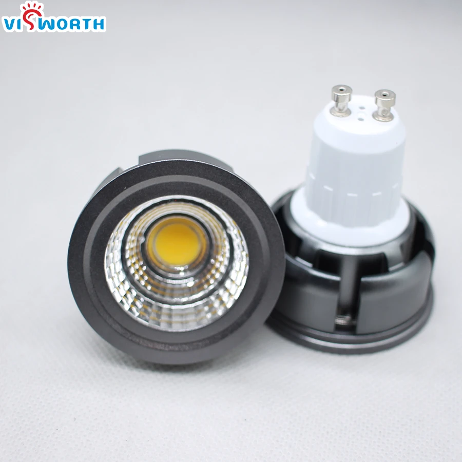 [VisWorth]GU10 MR16 G5.3 Spotlight 1PCS COB AC 110V 220V 240V Led Lamp Warm Cold White Led Bulb For Livingroom Light