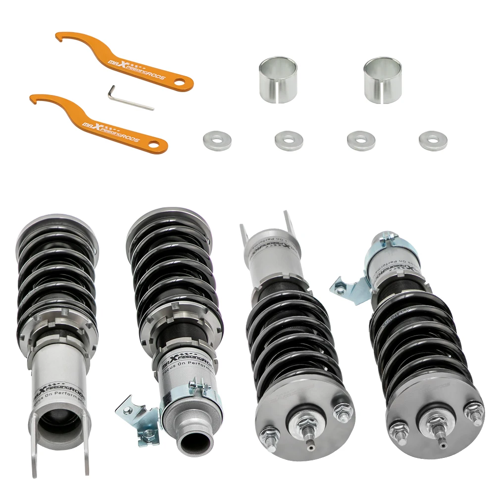 

4pcs 24 Ways Adjustable Coilovers for Honda Civic ED EE EF SH 87-91/ CRX 88-91 Integra DA1 - DA9 1990-1993