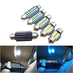 4x C5w Led Festoon 28mm 31mm 36mm 41mm Light Bulb Number License Plate Lights Car Interior Trunk Lamp Dome Light 12v White Blue