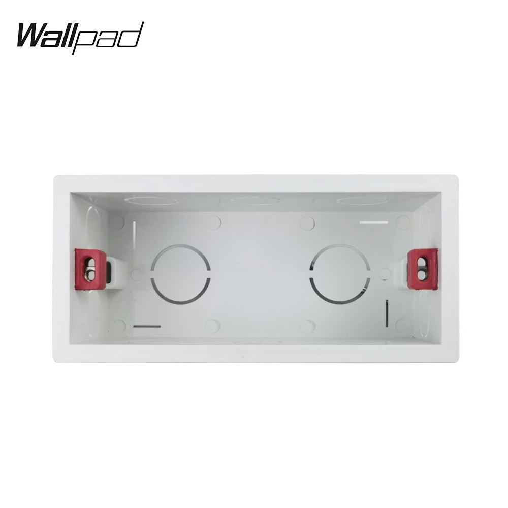 Wallpad 145*70mm IL AU US Wall Mounting Rectangle Junk Box for 153*75MM Wall Switch Socket Cassette Back Hidden Box box 9M