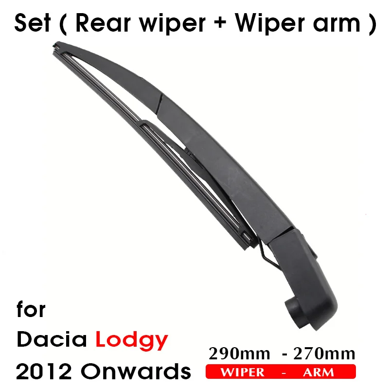 Car Wiper Blade Rear Back Window Windscreen Windshield Wipers Auto Accessories For Dacia Lodgy Hatchback 290mm 2012 Onwards