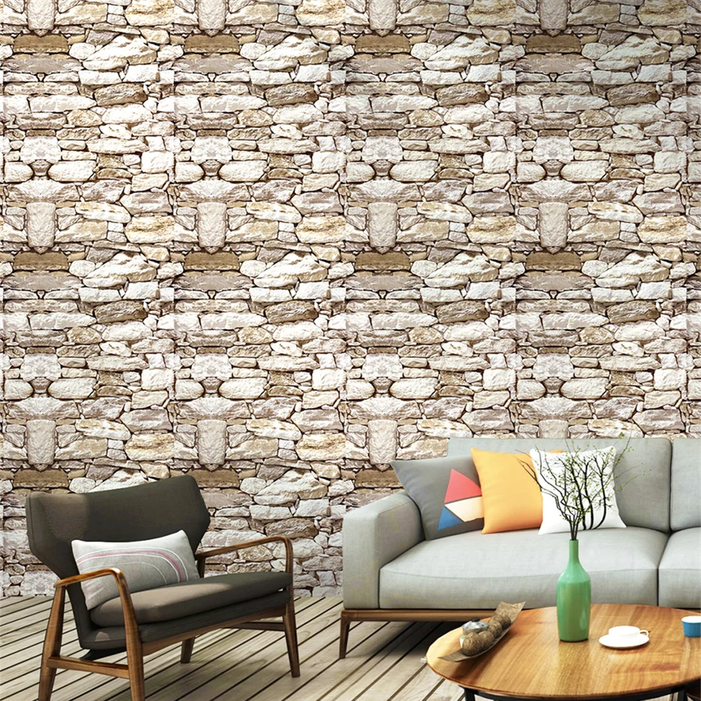 Self-Adhesive Flat 3D Wallpaper,Removable Contact Paper,Refurbish Apartment,Dorm Shop, Strange Wall Brick Sticker,Bathroom Decor