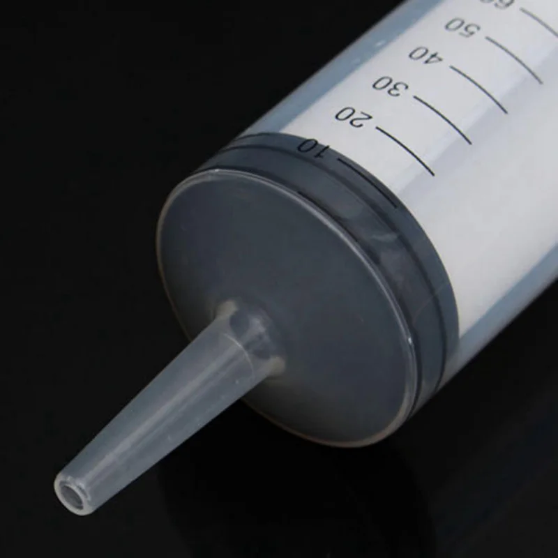 150ml Plastic Syringe Large Capacity Syringe Transparent Reusable Sterile Measuring Injection Syringe Nutrient for Pet Cat Dog