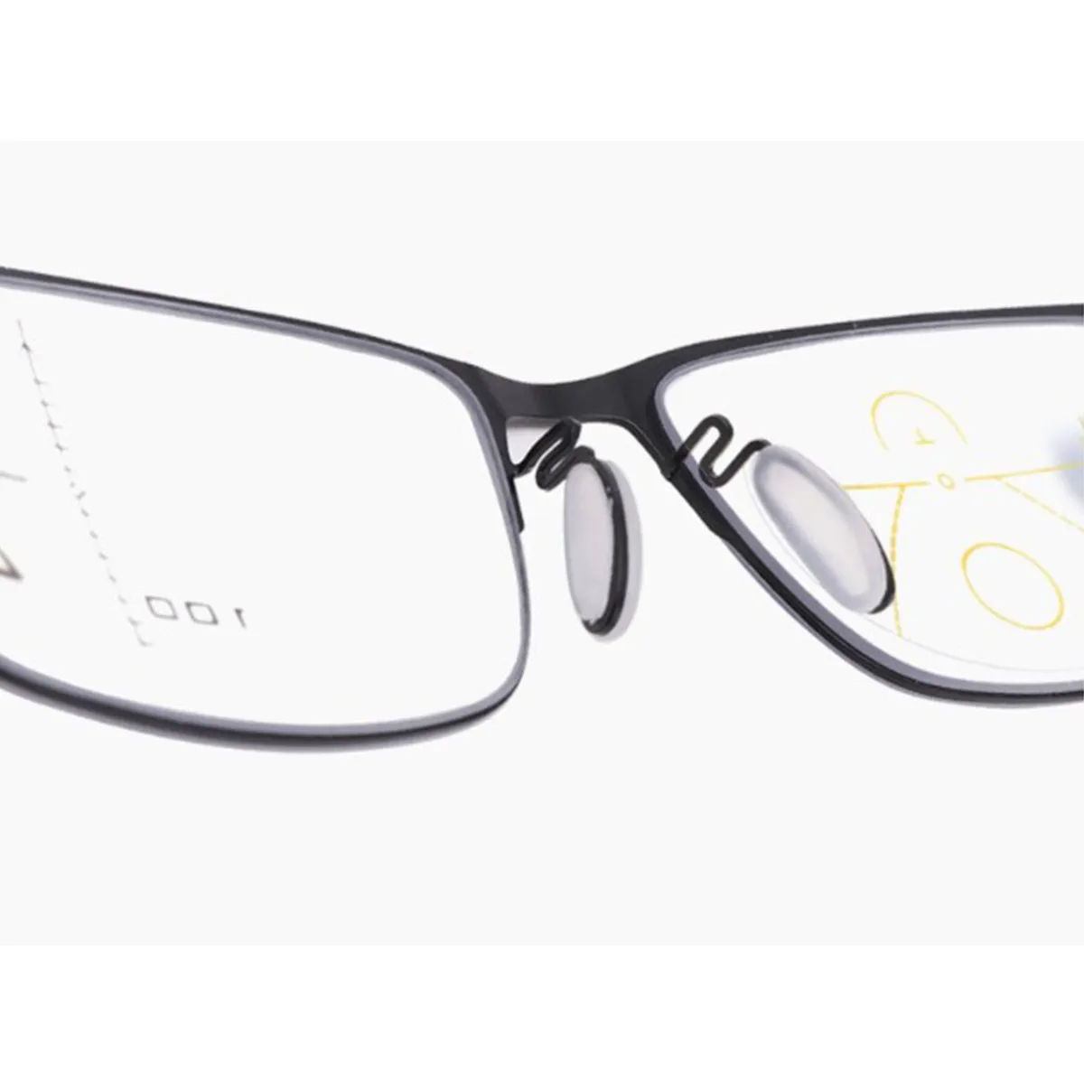 Unisex Progressive Multi-focus Reading Glasses Anti-blue Light Fashion Glasses