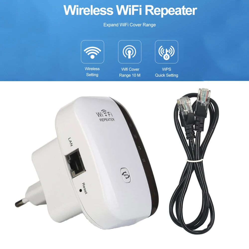 Wireless WiFi Repeater Wi-fi Range Extender 300Mbps Signal Amplifier 802.11N/B/G Booster Repetidor Wi fi Reapeter Access Point