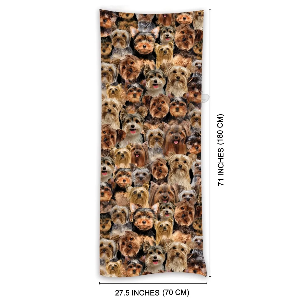 You Will Have A Bunch Of Yorkshire Terriers 3D Printed Imitation Cashmere Scarf Autumn And Winter Thickening Warm Shawl Scarf