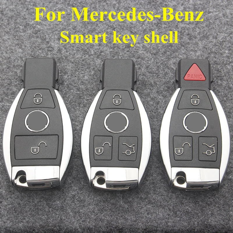 Mercedes Benz araba için anahtar kabuk Mercedes Benz BGA araba akıllı anahtar kabuk