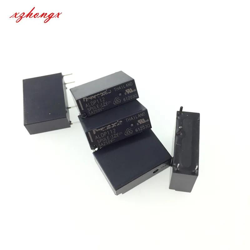 

Novidade 100% relé aldp105 al112 aldp124 5v 12 v 24 v dc 4pin, 10 peças