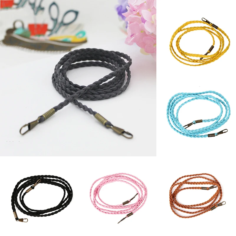 Fashion Replacement Purse Handle Belt Thin Bag Strap Solid Color Bag Chain Woven Bags Belt Handbag Shoulder Bag Accessories