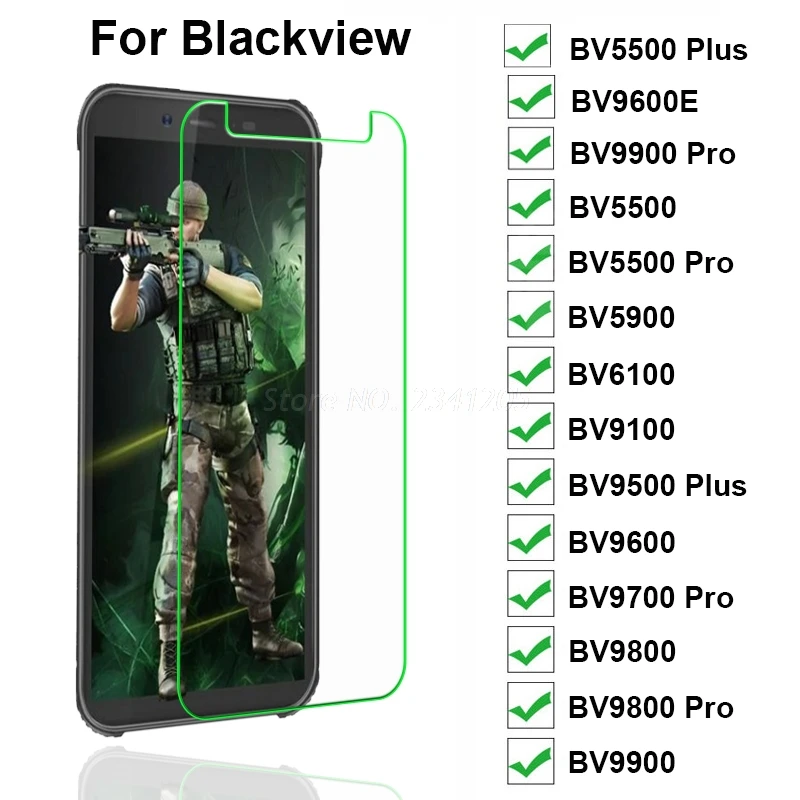 Glass on Blackview BV9500 Plus Tempered Glass for Blackview BV4900S BV5900 BV9100 BV9600E BV9700 BV9800 BV9900E BV6600E Pro