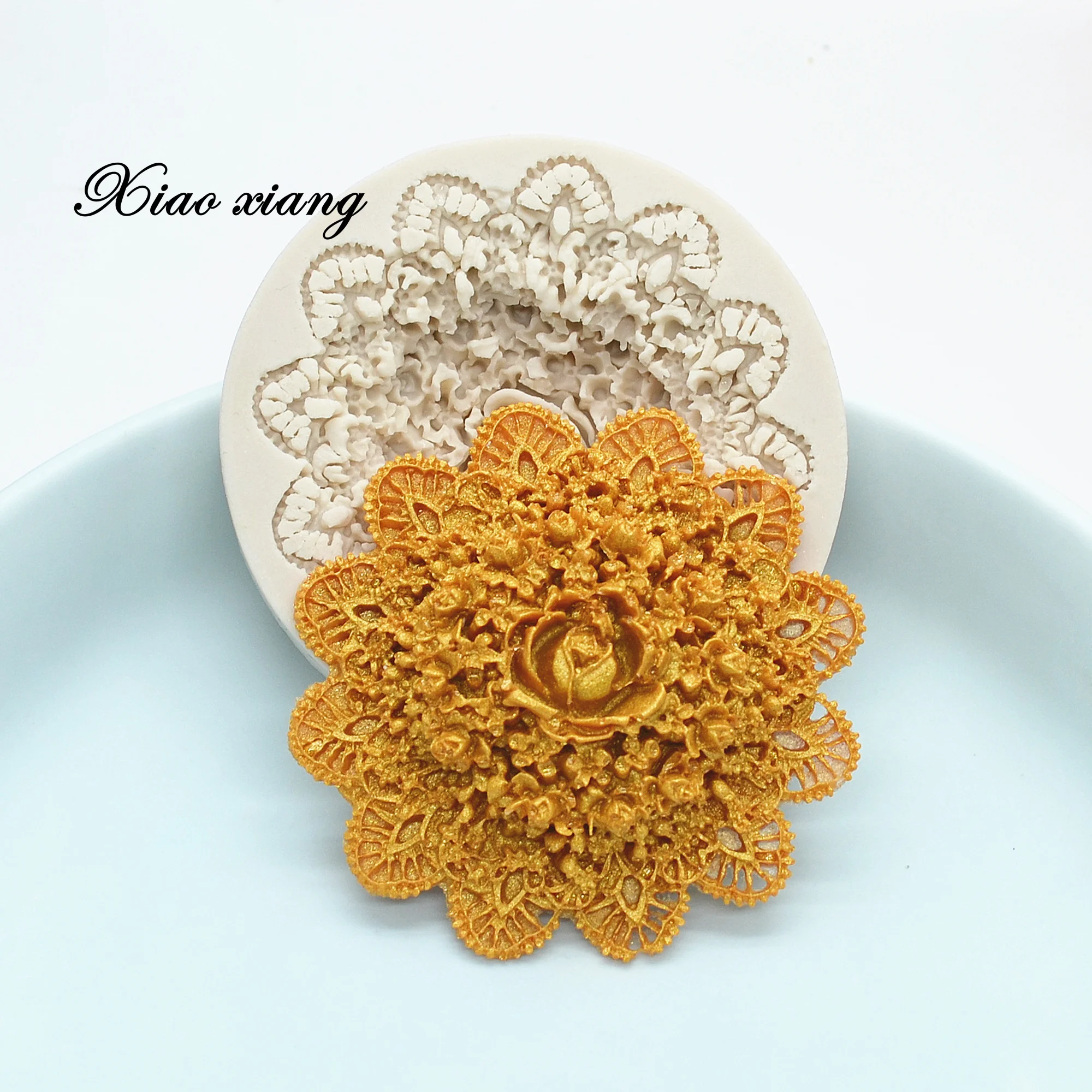 Flower Silicone Molds Fondant Craft Cake Candy Chocolate Molds Sugarcraft Ice Pastry Baking Tools, Cake Decorating Tools