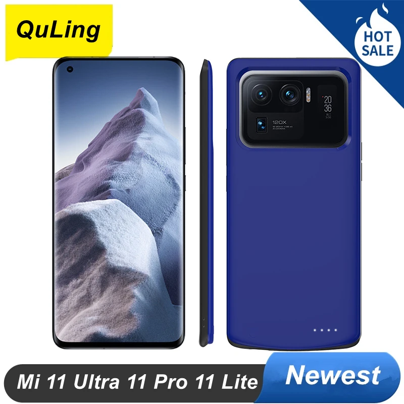 

Чехол для аккумулятора QuLing для Xiaomi Mi 11 Ultra 11 Pro 11 Lite, 6800 мАч, умное зарядное устройство, чехол для Xiaomi Mi11, чехол для аккумулятора