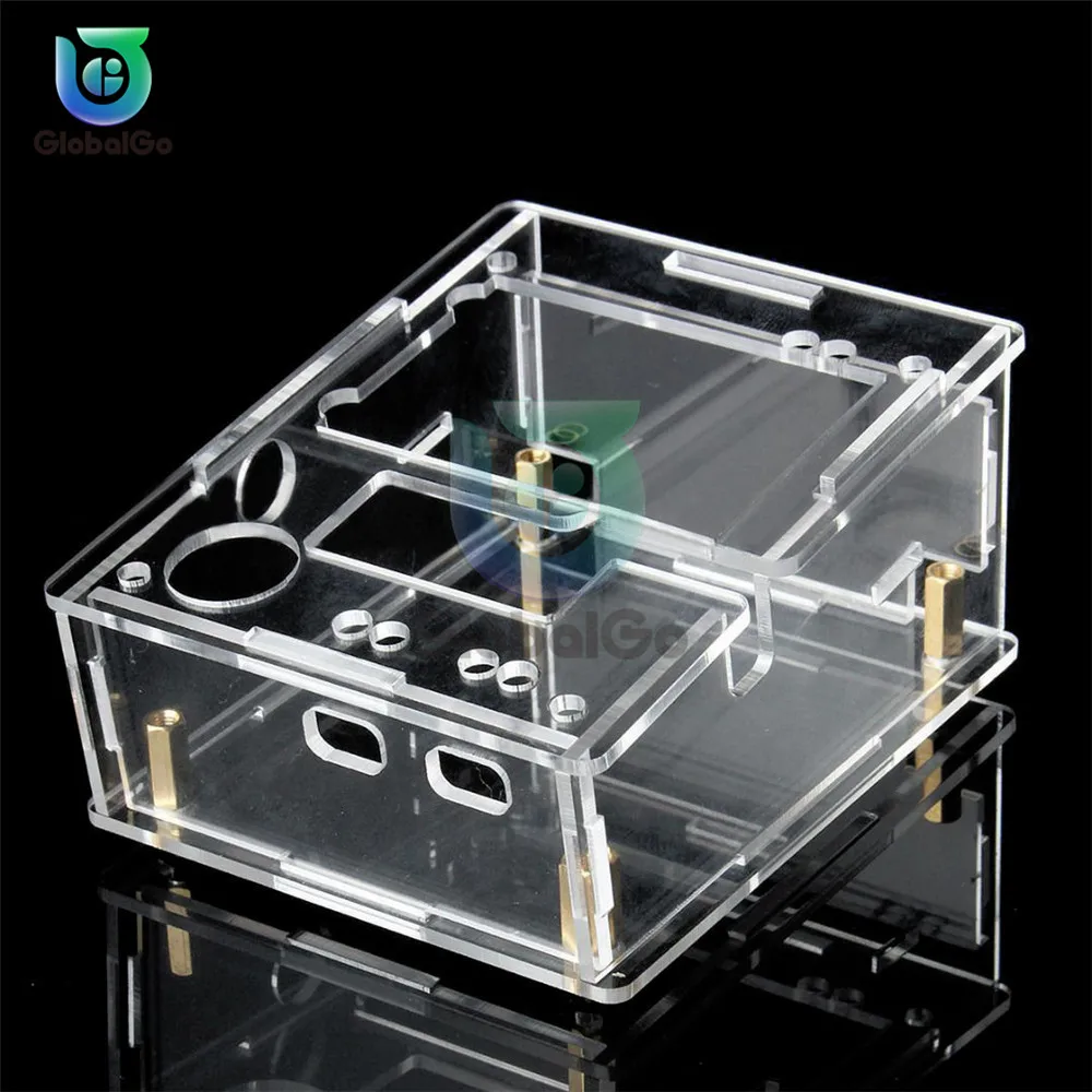 Acrylic Transparent Case Shell for TFT GM328 Transistor Tester Diode LCR Meter PWM Square Wave DIY Kit