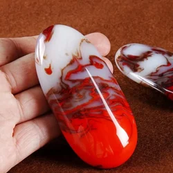 Hot selling natural hand-carve chicken blood jade stone Pendant Necklace fashion Men Women Luck Gifts Amulet