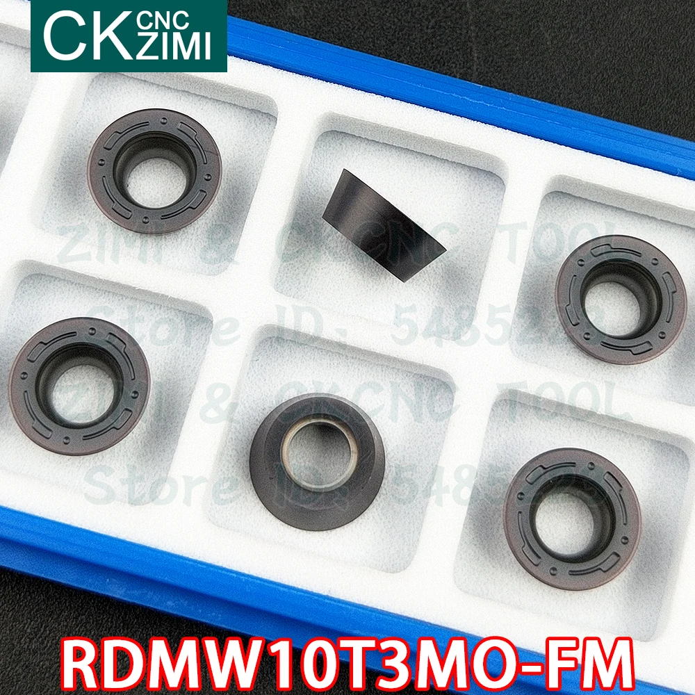 RDMW10T3MO-FM ZM1125 RDMW 10T3 MO FM Sisipan Karbida Melingkar Alat Sisipan Penggilingan Diindeks Alat Pemotong Putar Bubut Logam CNC