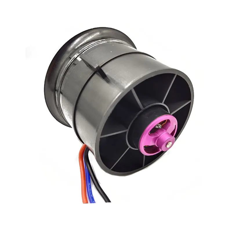 EDF 70mm12 ostrza wentylator kanałowy EDF z 4S 3400KV/6S 2300KV bezszczotkowy silnik dla RC samolot wentylator kanałowy samolot