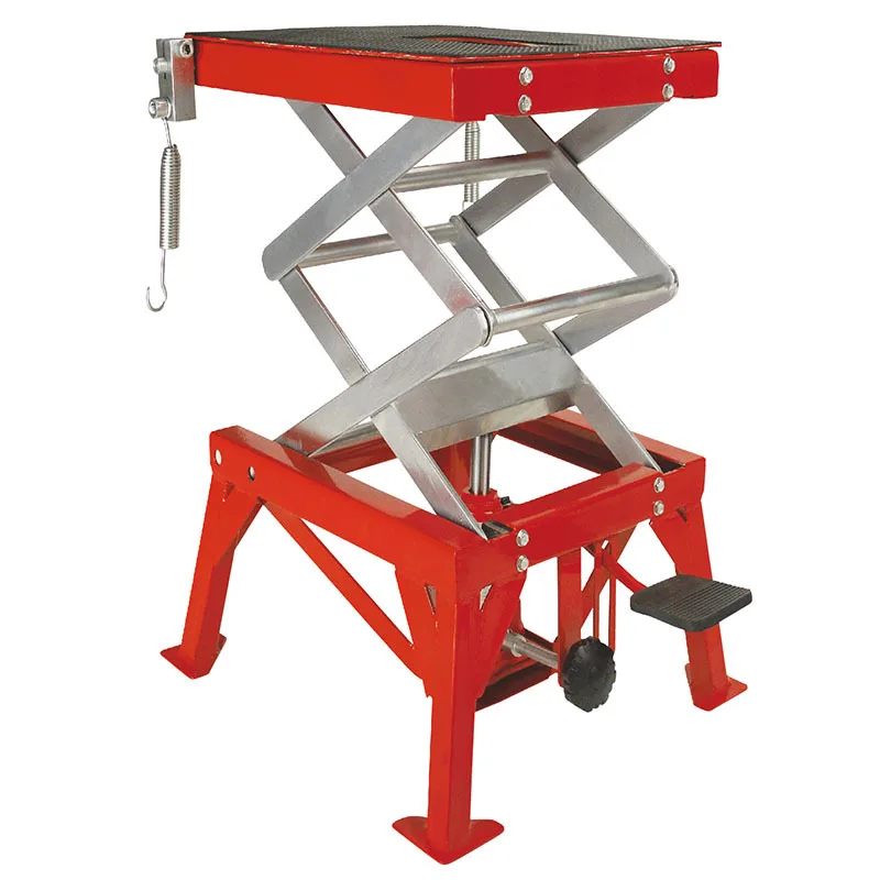 Motorcycle Repair Platform 135kg Motorcycle Lifting and Repairing Platform Fixed Scissor Lifting Platform