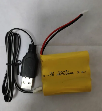 充電式USBバッテリー充電器,3.6v,1個