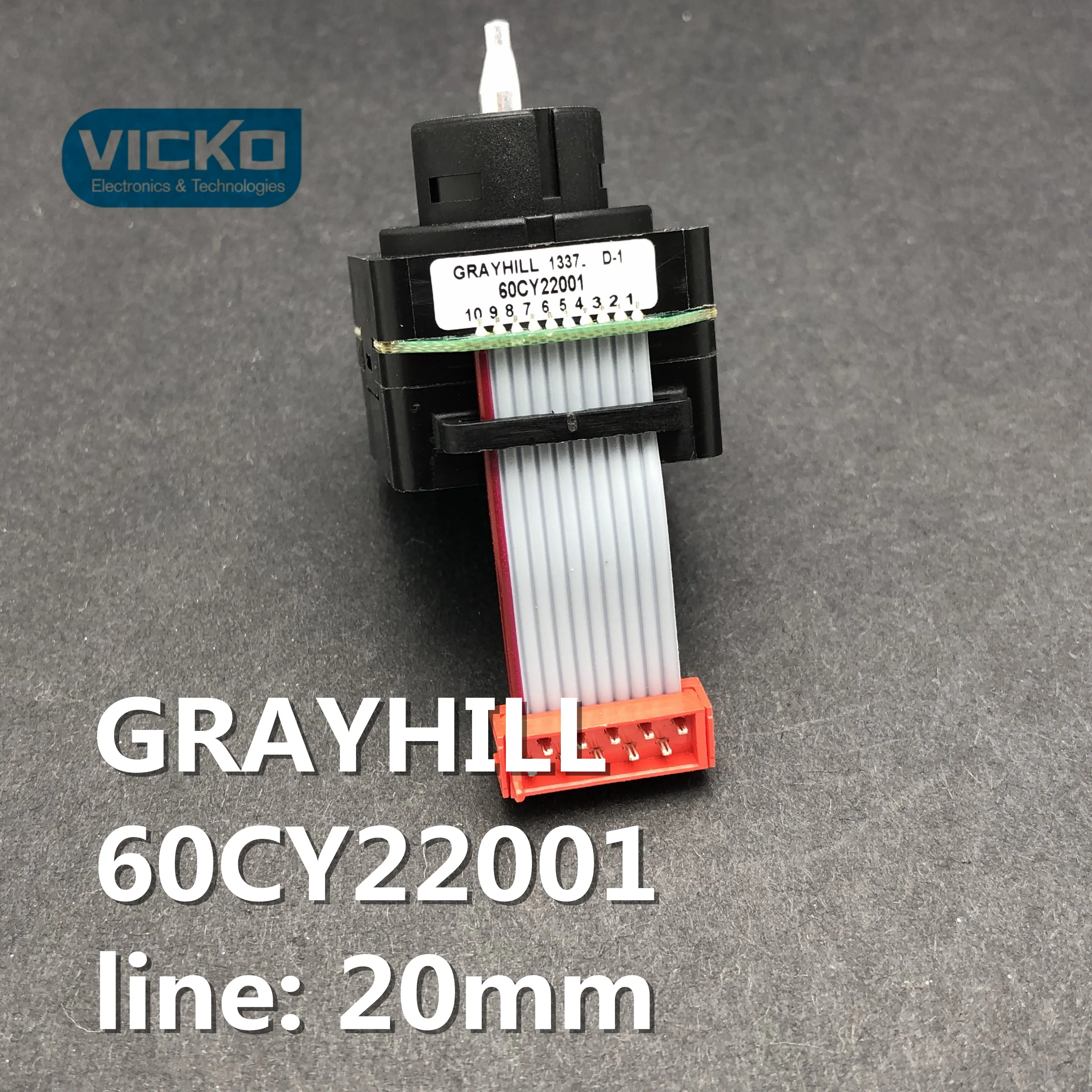 

[VK] American GRAYHILL 60CY22001 multidirectional joystick switch 4 press switch tape terminal line 20mm