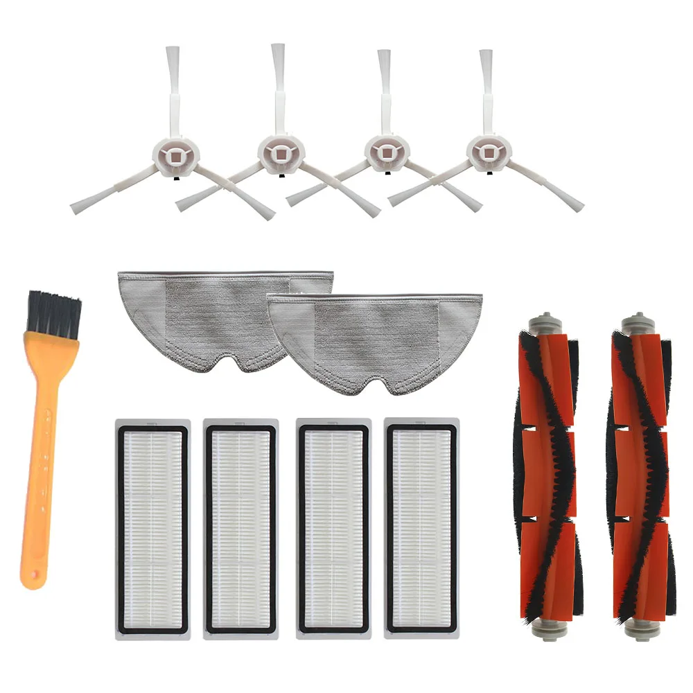 Xiaomi mijia 1c 1t stytj01zhm dreame f9ロボット掃除機,モップ,クリーニングツール用のメインブラシとサイドブラシ,hepaフィルター