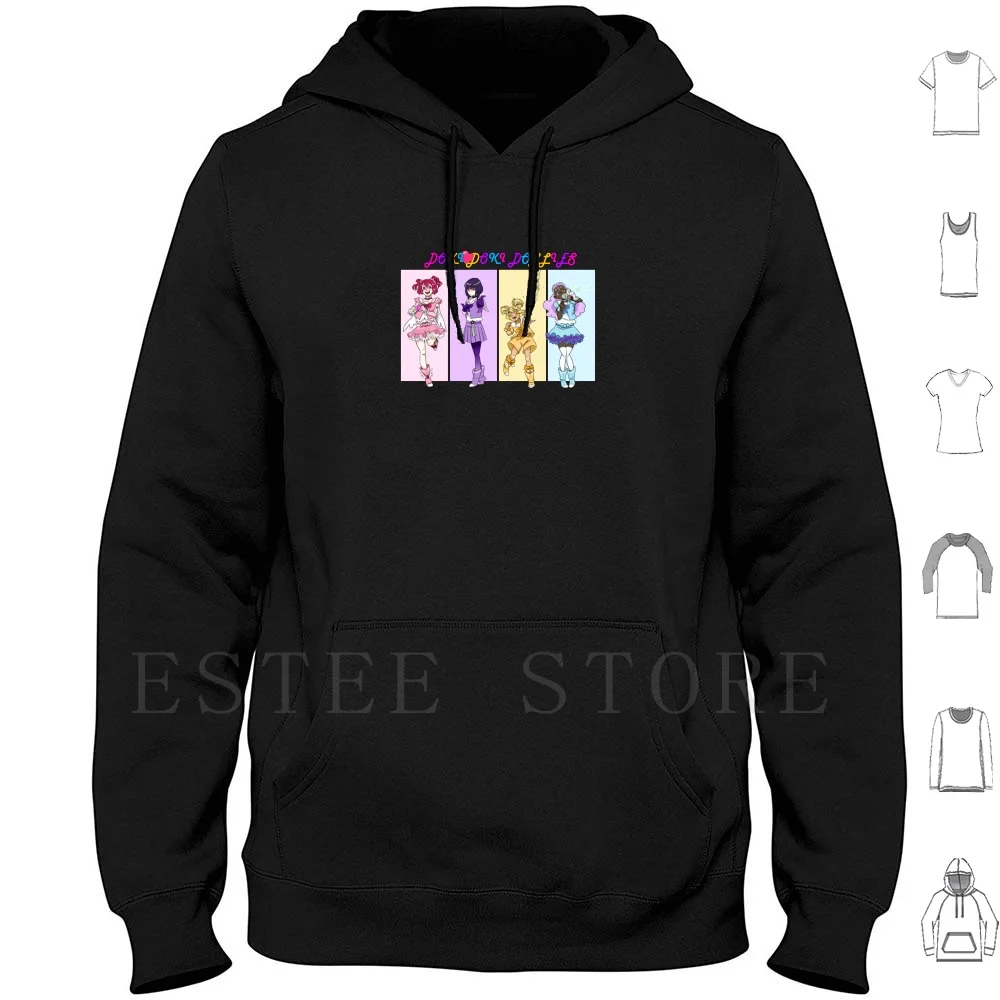 

Doki Doki Dollies Hoodies Long Sleeve Ddd Doki Doki Dollies Magical Girls Original Characters Ocs Icons Super