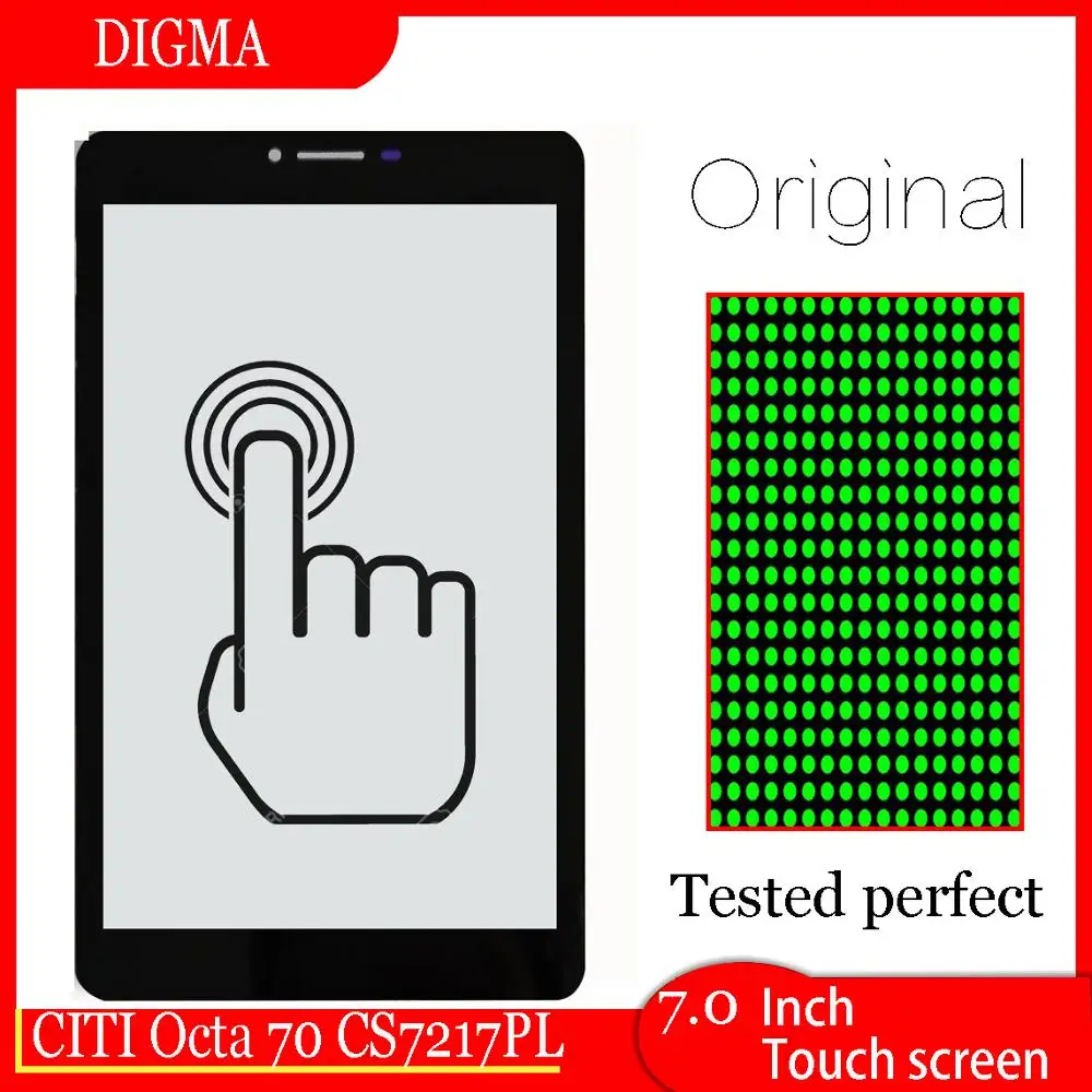 

New For 7" DIGMA CITI Octa 70 CS7217PL Tablet Touch Screen Digitizer Sensor Panel Glass Parts