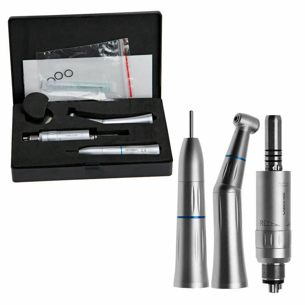 Dental 4Hole Slow Low Speed Contra Angle/Air Motor/Straight Handpiece Internal water Cooling System Kit Kavo Style