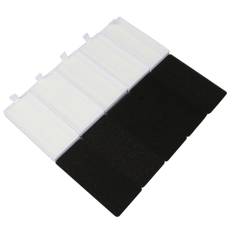 110mm*50mm Robot Vacuum Cleaner HEPA Filter Robotic Vacuum Cleaner Spare parts Accessories Replacement 100%new 5*HEPA + 5*Sponge