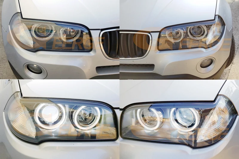 For BMW E83 X3 Facelift 2007 2008 2009 2010 2011 Ultra Bright SMD LED Angel Eyes Halo Rings Kit Day Light Car Styling