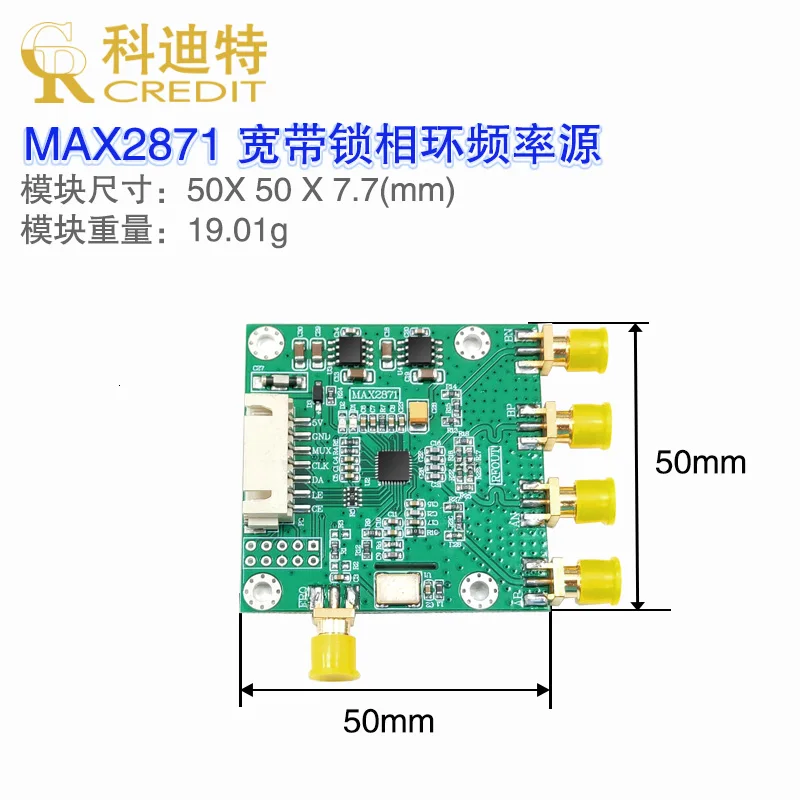 Signal Generator MAX2870/2871 PHASE Locked Loop Module 6GHz Bandwidth Frequency Source High Flatness Power