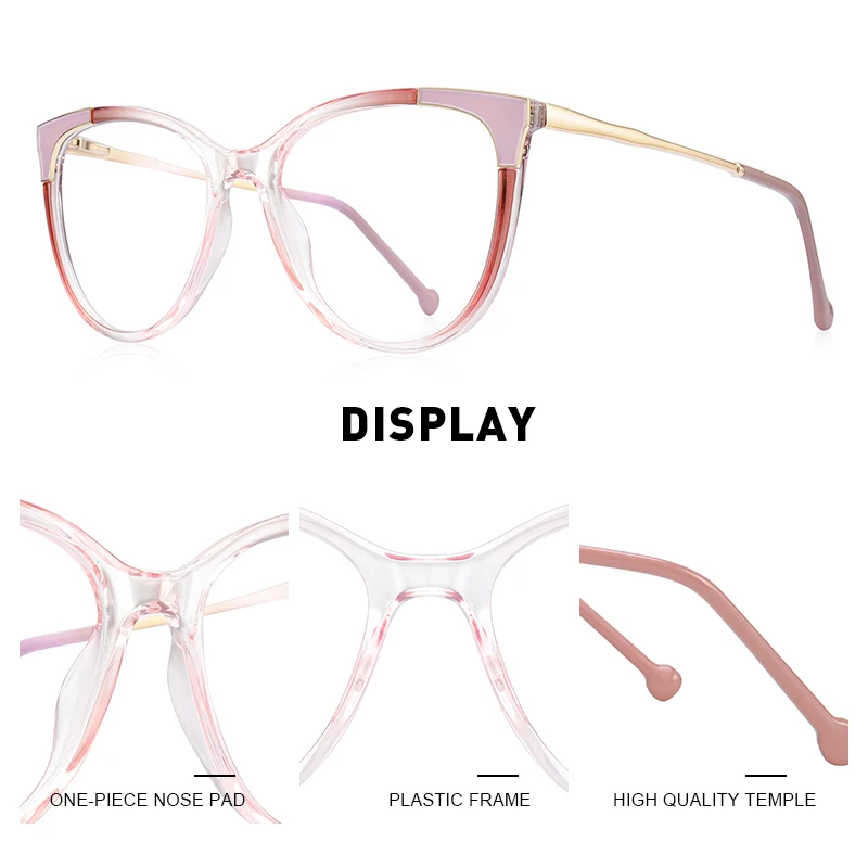 MERRYS DESIGN Women Fashion Cat Eye Glasses Frame Ladies Retro Eyeglasses Myopia Prescription Optical Eyewear S2247