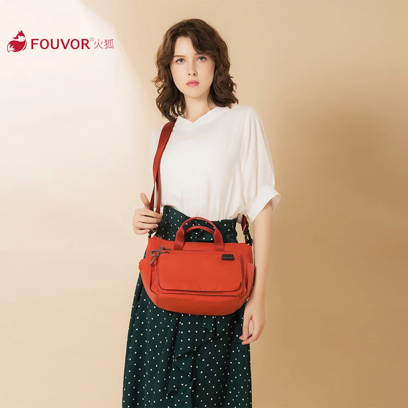 Fouvor Summer Handbag for Women New Leisure Women\'s Bag Oxford Cloth Crossbody Bag Large Capacity Canvas Shoulder Bags 2802-01