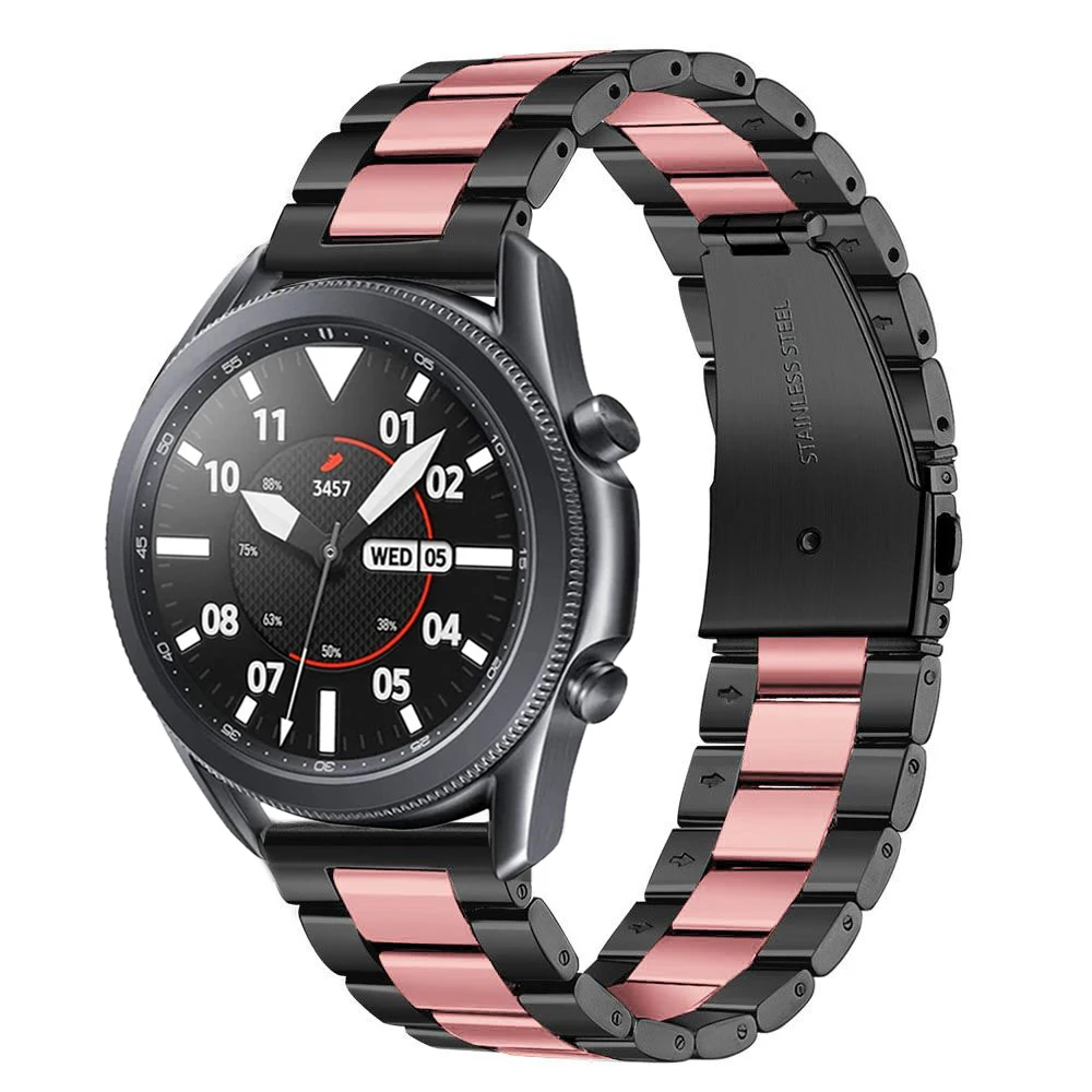 Stainless Steel Straps For Samsung Galaxy Watch3 45MM Smart Wristband Replaceable Bracelets For Galaxy Watch 3 41MM/45MM LTE