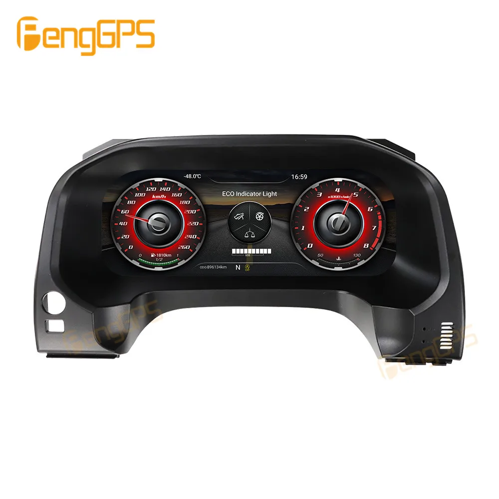 

12.3'' Digital Virtual Cockpit Instrument Gauge Cluster For Toyota Land Cruiser Prado 150 09-17 Dashboard Speedometer Odometer