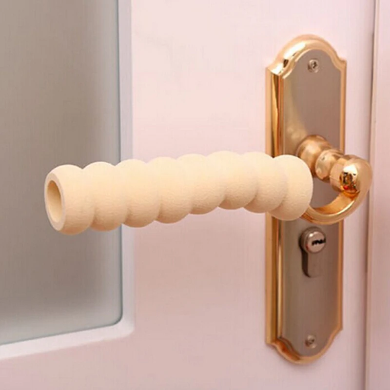 Soft Elastic Door Handle Foam Cover Doorknob Guard Protector Anti-collision Door Stopper Safety Kids Children Protection