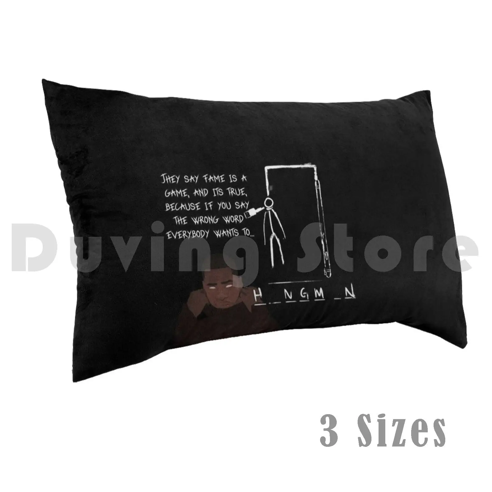 Dave HangmanPillow case Dave Santan Dave Psychodrama Psycho Grime Streatham Disaster Black Blue