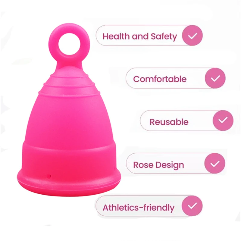 Medical Grade Silicone Menstrual Cup And Menstrual Disc Set With Applicator Sterilizer Beginner Menstrual Bowl For Monthly