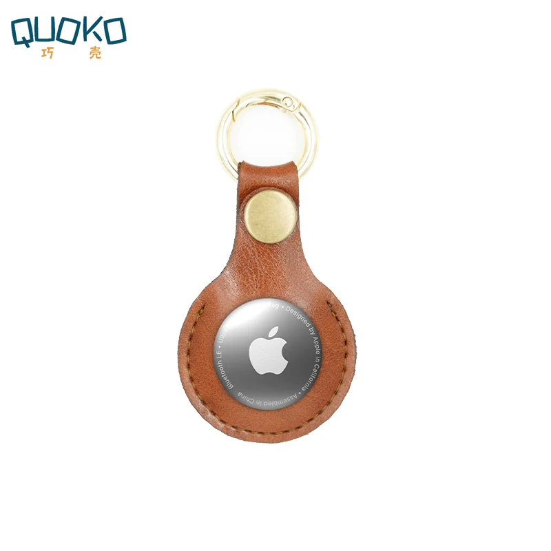 

PU Leather Protective Sleeve For Apple Locator Tracker Anti-lost Device Keychain Protective Sleeve Hot For Apple Airtags