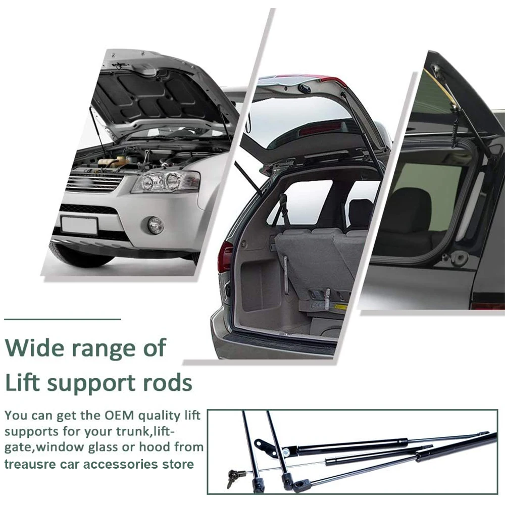 For SSANGYONG REXTON 2007 Lift Support Gas Struts Rear Trunk Tailgate Boot Spring shock absorber Prop Damper 71406-08111