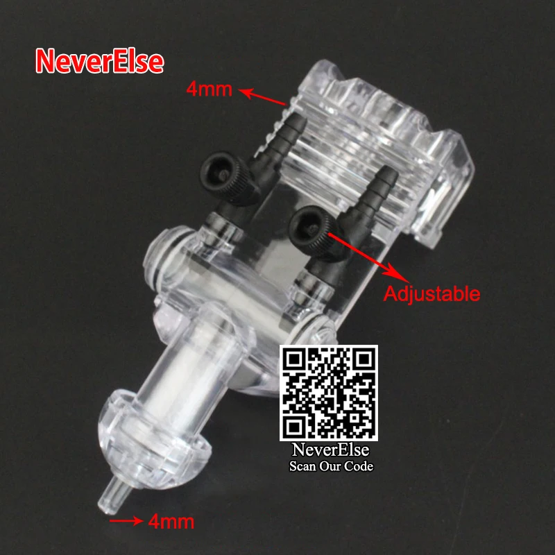 Aquarium Air Pump Splitter 2/3/4/5 Way Fish Tank Air Control Valve Transparent Diverter Non-return Check Valve Hose Pipes Hanger